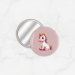 Cermin Bulat Lucu Edisi Unicorn Cermin Bulat Lucu Edisi Unicorn
